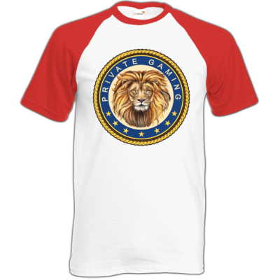 Motiv: Baseball-T FAIR WEAR - PrivateGaming - bestimme auf Wunsch Details wie Produkt, Grösse, Farbe und Position selbst ! Motiv: Baseball-T FAIR WEAR - PrivateGaming