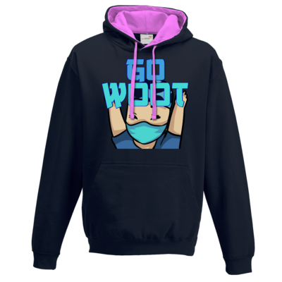 Motiv: Two-Tone Hoodie - GoWooT - bestimme auf Wunsch Details wie Produkt, Grösse, Farbe und Position selbst ! Motiv: Two-Tone Hoodie - GoWooT