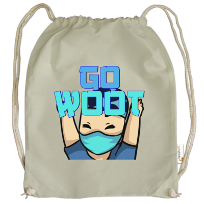 Motiv: Cotton Gymsac - GoWooT - bestimme auf Wunsch Details wie Produkt, Grösse, Farbe und Position selbst ! Motiv: Cotton Gymsac - GoWooT