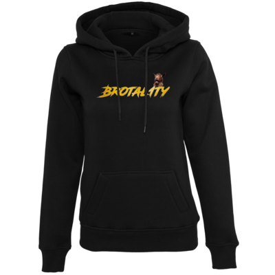 Motiv: Womens Heavy Hoody - Brotal1ty Gold - bestimme auf Wunsch Details wie Produkt, Grösse, Farbe und Position selbst ! Motiv: Womens Heavy Hoody - Brotal1ty Gold