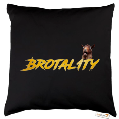 Motiv: Kissen Baumwolle - Brotal1ty Gold - bestimme auf Wunsch Details wie Produkt, Grösse, Farbe und Position selbst ! Motiv: Kissen Baumwolle - Brotal1ty Gold
