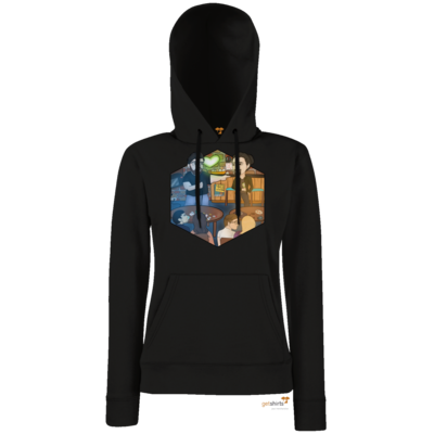 Motiv: Hoodie Damen Classic - Spoppin Live Tour - bestimme auf Wunsch Details wie Produkt, Grösse, Farbe und Position selbst ! Motiv: Hoodie Damen Classic - Spoppin Live Tour