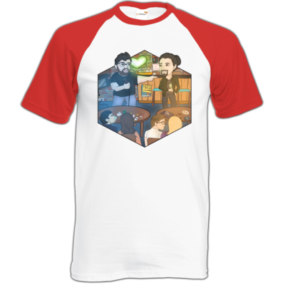 Motiv: Baseball-T FAIR WEAR - Spoppin Live Tour - bestimme auf Wunsch Details wie Produkt, Grösse, Farbe und Position selbst ! Motiv: Baseball-T FAIR WEAR - Spoppin Live Tour
