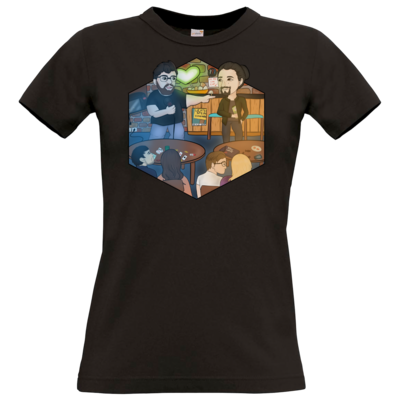 Motiv: T-Shirt Damen Premium FAIR WEAR - Spoppin Live Tour - bestimme auf Wunsch Details wie Produkt, Grösse, Farbe und Position selbst ! Motiv: T-Shirt Damen Premium FAIR WEAR - Spoppin Live Tour