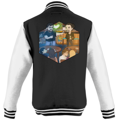 Motiv: College Jacke - Spoppin Live Tour - bestimme auf Wunsch Details wie Produkt, Grösse, Farbe und Position selbst ! Motiv: College Jacke - Spoppin Live Tour