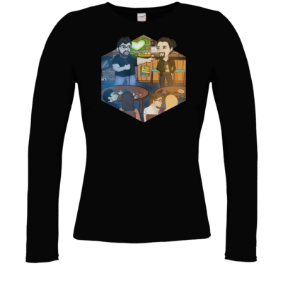 Motiv: Longsleeve Damen Organic - Spoppin Live Tour - bestimme auf Wunsch Details wie Produkt, Grösse, Farbe und Position selbst ! Motiv: Longsleeve Damen Organic - Spoppin Live Tour