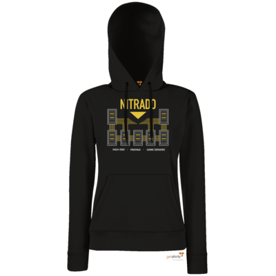 Motiv: Hoodie Damen Classic - Nitrado - bestimme auf Wunsch Details wie Produkt, Grösse, Farbe und Position selbst ! Motiv: Hoodie Damen Classic - Nitrado