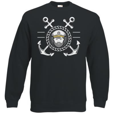 Motiv: Sweatshirt Classic - Kaptn_Anker - bestimme auf Wunsch Details wie Produkt, Grösse, Farbe und Position selbst ! Motiv: Sweatshirt Classic - Kaptn_Anker