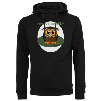 Motiv: Heavy Hoodie - Unheilbar gUHUt - bestimme auf Wunsch Details wie Produkt, Grösse, Farbe und Position selbst ! Motiv: Heavy Hoodie - Unheilbar gUHUt