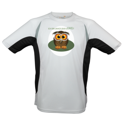 Motiv: Laufshirt Running T - Unheilbar gUHUt - bestimme auf Wunsch Details wie Produkt, Grösse, Farbe und Position selbst ! Motiv: Laufshirt Running T - Unheilbar gUHUt