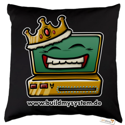 Motiv: Kissen Baumwolle - Build My System King - bestimme auf Wunsch Details wie Produkt, Grösse, Farbe und Position selbst ! Motiv: Kissen Baumwolle - Build My System King