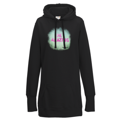 Motiv: Lady Longline Hoodie - Be Amazing - bestimme auf Wunsch Details wie Produkt, Grösse, Farbe und Position selbst ! Motiv: Lady Longline Hoodie - Be Amazing