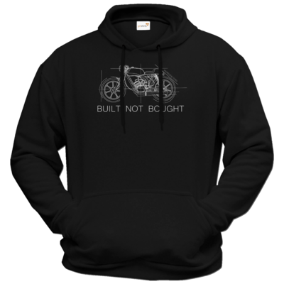Motiv: Hoodie Premium FAIR WEAR - Built not bought - bestimme auf Wunsch Details wie Produkt, Grösse, Farbe und Position selbst ! Motiv: Hoodie Premium FAIR WEAR - Built not bought