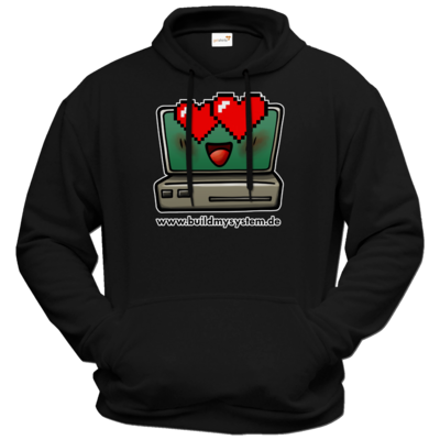 Motiv: Hoodie Premium FAIR WEAR - Build My System Love - bestimme auf Wunsch Details wie Produkt, Grösse, Farbe und Position selbst ! Motiv: Hoodie Premium FAIR WEAR - Build My System Love