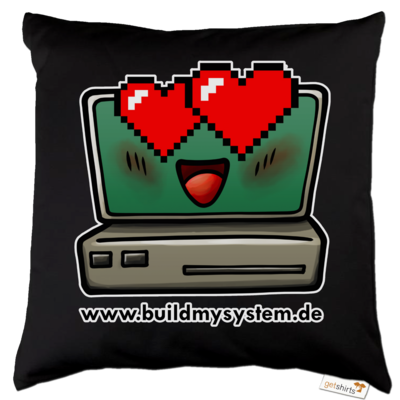 Motiv: Kissen Baumwolle - Build My System Love - bestimme auf Wunsch Details wie Produkt, Grösse, Farbe und Position selbst ! Motiv: Kissen Baumwolle - Build My System Love
