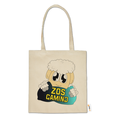Motiv: Baumwolltasche - ZOS Schaf mit Kuschelkissen - bestimme auf Wunsch Details wie Produkt, Grösse, Farbe und Position selbst ! Motiv: Baumwolltasche - ZOS Schaf mit Kuschelkissen