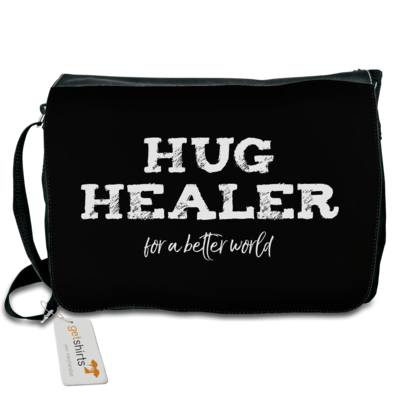 Motiv: Schultertasche - Hug Healer #01 - bestimme auf Wunsch Details wie Produkt, Grösse, Farbe und Position selbst ! Motiv: Schultertasche - Hug Healer #01