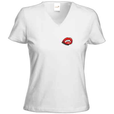 Motiv: T-Shirts Damen V-Neck FAIR WEAR - Halloween 2019 - Mund - bestimme auf Wunsch Details wie Produkt, Grösse, Farbe und Position selbst ! Motiv: T-Shirts Damen V-Neck FAIR WEAR - Halloween 2019 - Mund