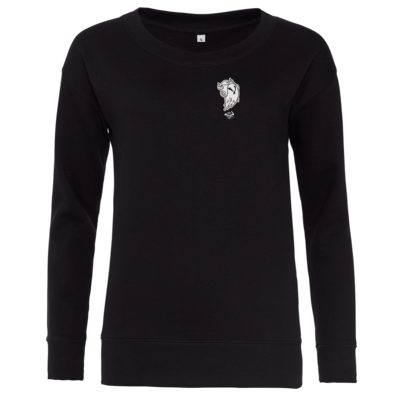 Motiv: Girlie Crew Sweatshirt - Halloween 2019 - Geist - bestimme auf Wunsch Details wie Produkt, Grösse, Farbe und Position selbst ! Motiv: Girlie Crew Sweatshirt - Halloween 2019 - Geist