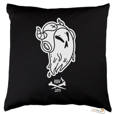 Motiv: Kissen Baumwolle - Halloween 2019 - Geist - bestimme auf Wunsch Details wie Produkt, Grösse, Farbe und Position selbst ! Motiv: Kissen Baumwolle - Halloween 2019 - Geist