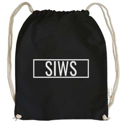 Motiv: Cotton Gymsac - Siws-Crew - bestimme auf Wunsch Details wie Produkt, Grösse, Farbe und Position selbst ! Motiv: Cotton Gymsac - Siws-Crew