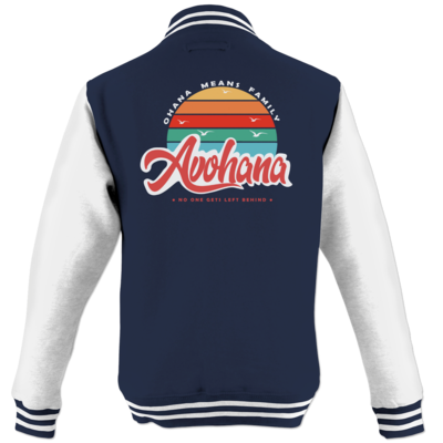 Motiv: College Jacke - Avohana - bestimme auf Wunsch Details wie Produkt, Grösse, Farbe und Position selbst ! Motiv: College Jacke - Avohana