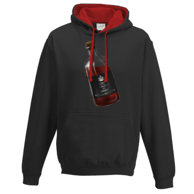 Motiv: Two-Tone Hoodie - Rosso Rotwein - bestimme auf Wunsch Details wie Produkt, Grösse, Farbe und Position selbst ! Motiv: Two-Tone Hoodie - Rosso Rotwein