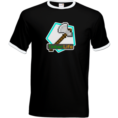 Motiv: T-Shirt Ringer - Logo - bestimme auf Wunsch Details wie Produkt, Grösse, Farbe und Position selbst ! Motiv: T-Shirt Ringer - Logo