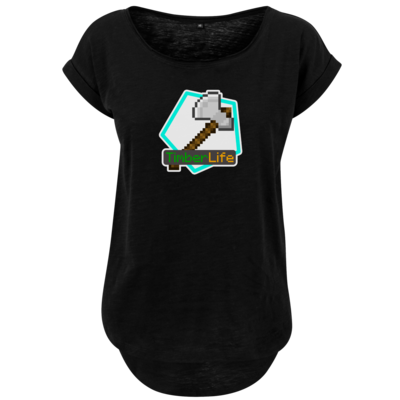 Motiv: Ladies Long Slub Tee - Logo - bestimme auf Wunsch Details wie Produkt, Grösse, Farbe und Position selbst ! Motiv: Ladies Long Slub Tee - Logo