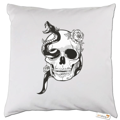 Motiv: Kissen - Totenkopf - bestimme auf Wunsch Details wie Produkt, Grösse, Farbe und Position selbst ! Motiv: Kissen - Totenkopf