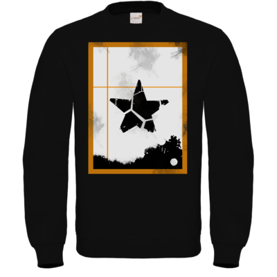 Motiv: Sweatshirt FAIR WEAR - Stern - bestimme auf Wunsch Details wie Produkt, Grösse, Farbe und Position selbst ! Motiv: Sweatshirt FAIR WEAR - Stern