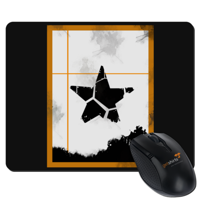 Motiv: Mousepad Textil - Stern - bestimme auf Wunsch Details wie Produkt, Grösse, Farbe und Position selbst ! Motiv: Mousepad Textil - Stern