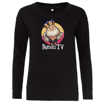 Motiv: Girlie Crew Sweatshirt - KawauTV Arnulf - bestimme auf Wunsch Details wie Produkt, Grösse, Farbe und Position selbst ! Motiv: Girlie Crew Sweatshirt - KawauTV Arnulf
