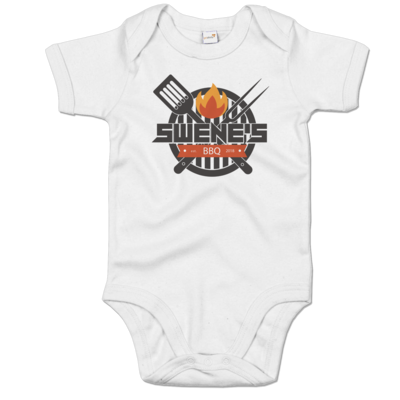 Motiv: Baby Body Organic - Swene´s BBQ - bestimme auf Wunsch Details wie Produkt, Grösse, Farbe und Position selbst ! Motiv: Baby Body Organic - Swene´s BBQ