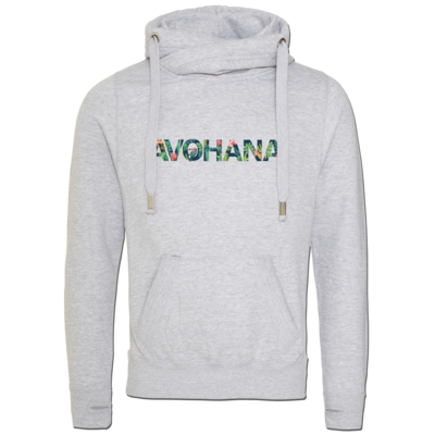 Motiv: Cross Neck Hoodie - Tropical - bestimme auf Wunsch Details wie Produkt, Grösse, Farbe und Position selbst ! Motiv: Cross Neck Hoodie - Tropical