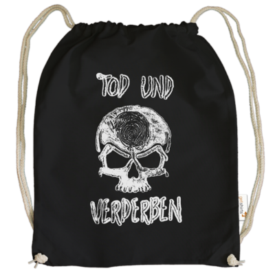 Motiv: Cotton Gymsac - Silvestertour - Monochrom - bestimme auf Wunsch Details wie Produkt, Grösse, Farbe und Position selbst ! Motiv: Cotton Gymsac - Silvestertour - Monochrom