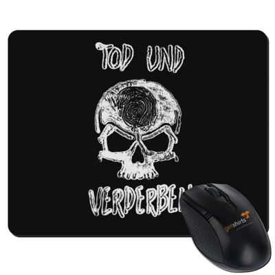 Motiv: Mousepad Textil - Silvestertour - Monochrom 