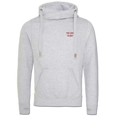 Motiv: Cross Neck Hoodie - Legit - bestimme auf Wunsch Details wie Produkt, Grösse, Farbe und Position selbst ! Motiv: Cross Neck Hoodie - Legit