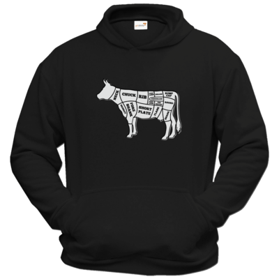 Motiv: Hoodie Classic - BEEF CUTS - bestimme auf Wunsch Details wie Produkt, Grösse, Farbe und Position selbst ! Motiv: Hoodie Classic - BEEF CUTS
