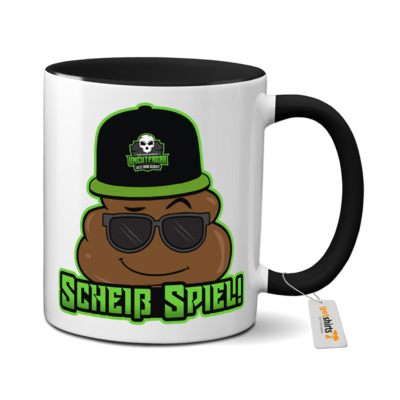 Motiv: Tasse farbig - Scheiß Spiel!