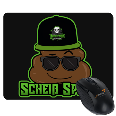 Motiv: Mousepad Textil - Scheiß Spiel! - bestimme auf Wunsch Details wie Produkt, Grösse, Farbe und Position selbst ! Motiv: Mousepad Textil - Scheiß Spiel!
