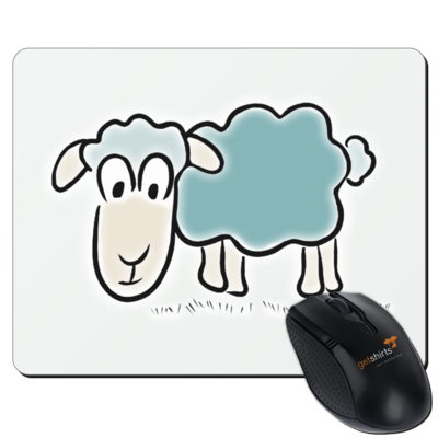 Motiv: Mousepad Textil - ZOS Original Schaf - bestimme auf Wunsch Details wie Produkt, Grösse, Farbe und Position selbst ! Motiv: Mousepad Textil - ZOS Original Schaf