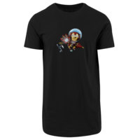Motiv: Shaped Long Tee - Iron Otter - bestimme auf Wunsch Details wie Produkt, Grösse, Farbe und Position selbst ! Motiv: Shaped Long Tee - Iron Otter
