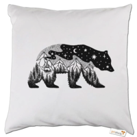 Motiv: Kissen - Night Bear - bestimme auf Wunsch Details wie Produkt, Grösse, Farbe und Position selbst ! Motiv: Kissen - Night Bear