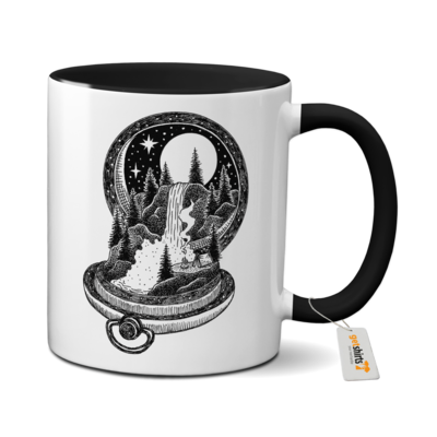 Motiv: Tasse farbig - Compass