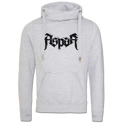 Motiv: Cross Neck Hoodie - Logo Decay - bestimme auf Wunsch Details wie Produkt, Grösse, Farbe und Position selbst ! Motiv: Cross Neck Hoodie - Logo Decay