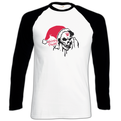 Motiv: Longsleeve Baseball T - Santa - bestimme auf Wunsch Details wie Produkt, Grösse, Farbe und Position selbst ! Motiv: Longsleeve Baseball T - Santa
