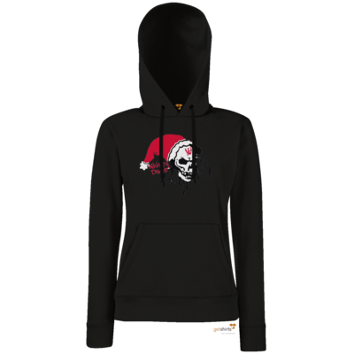 Motiv: Hoodie Damen Classic - Santa - bestimme auf Wunsch Details wie Produkt, Grösse, Farbe und Position selbst ! Motiv: Hoodie Damen Classic - Santa