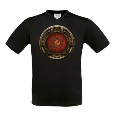 Motiv: T-Shirt V-Neck FAIR WEAR - Götter Siegel - Rondra - bestimme auf Wunsch Details wie Produkt, Grösse, Farbe und Position selbst ! Motiv: T-Shirt V-Neck FAIR WEAR - Götter Siegel - Rondra