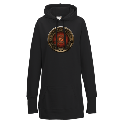 Motiv: Lady Longline Hoodie - Götter Siegel - Rondra - bestimme auf Wunsch Details wie Produkt, Grösse, Farbe und Position selbst ! Motiv: Lady Longline Hoodie - Götter Siegel - Rondra